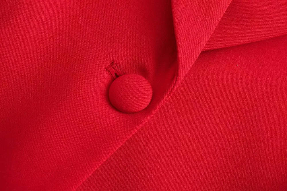 Spring Red Formal Suit Jacket - Picture 3 of 5